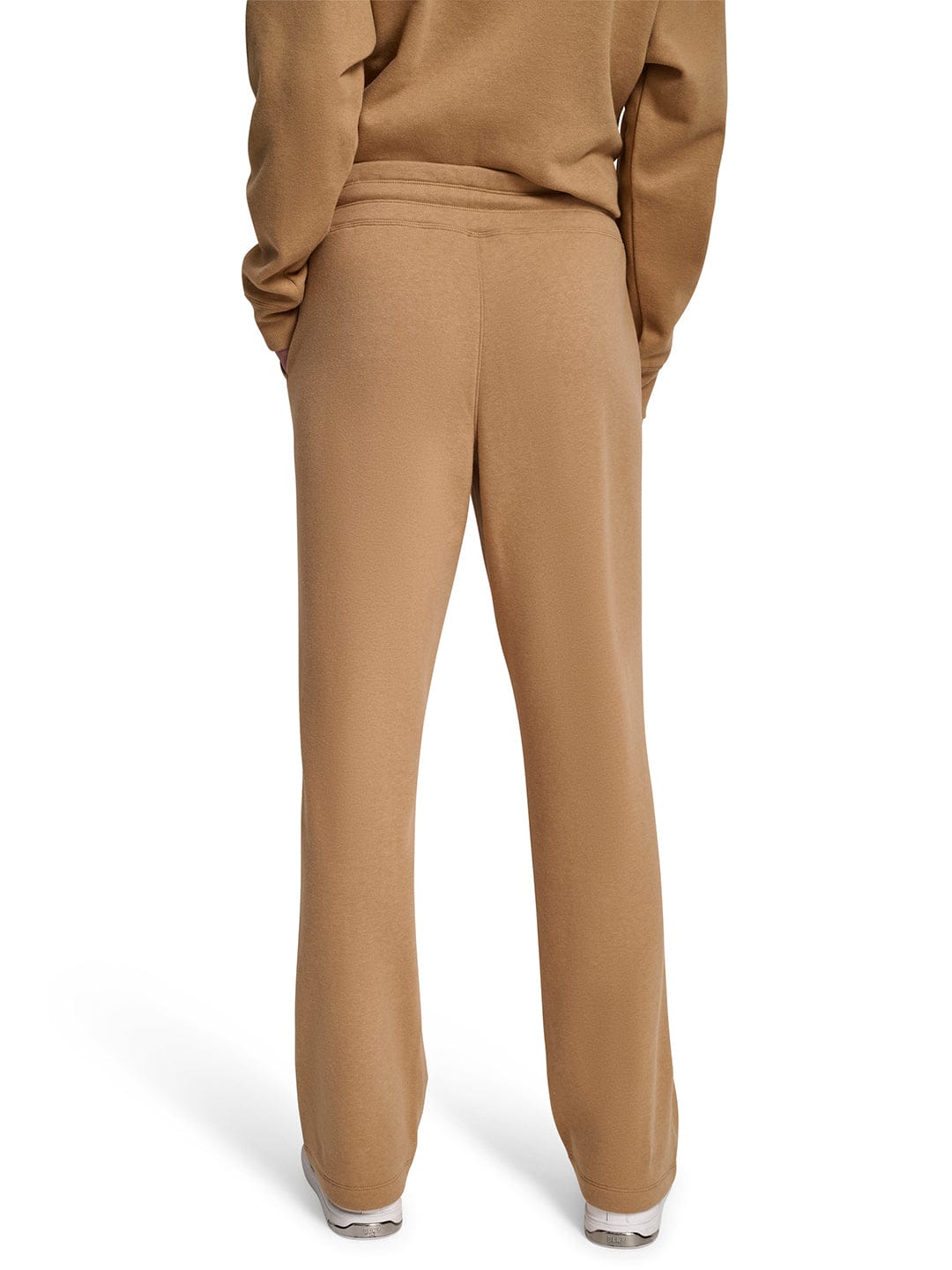 DKNY Women Beige Straight Fit Solid Sweatpant