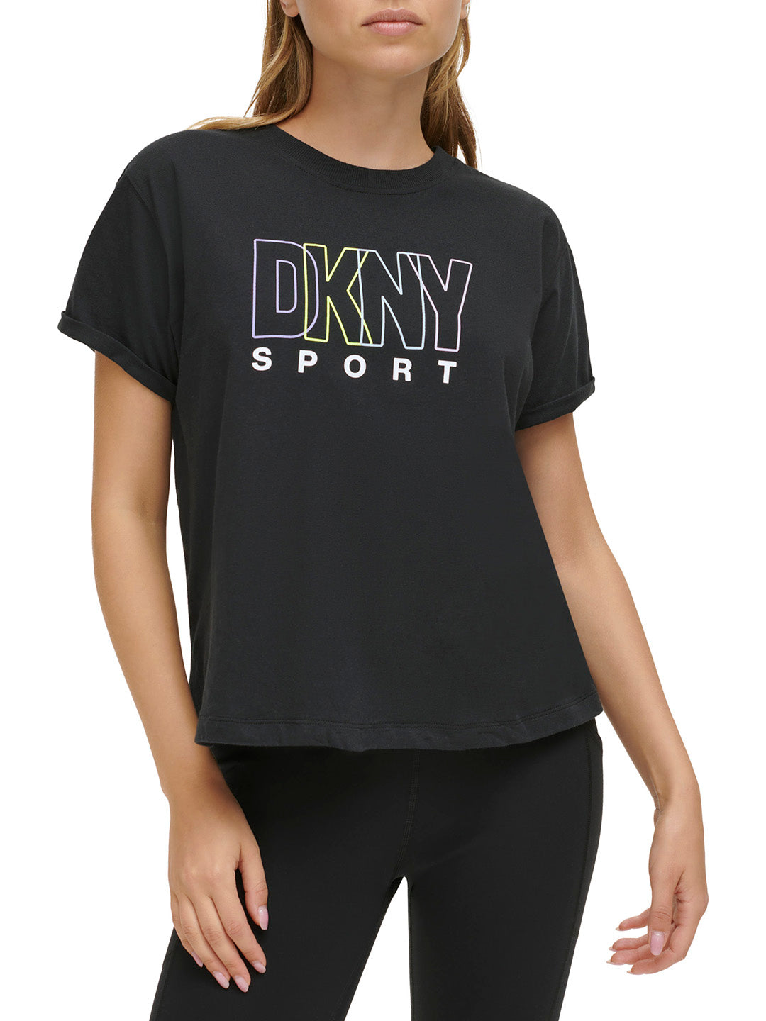 DKNY Women Logo Printed Round Neck T-Shirt