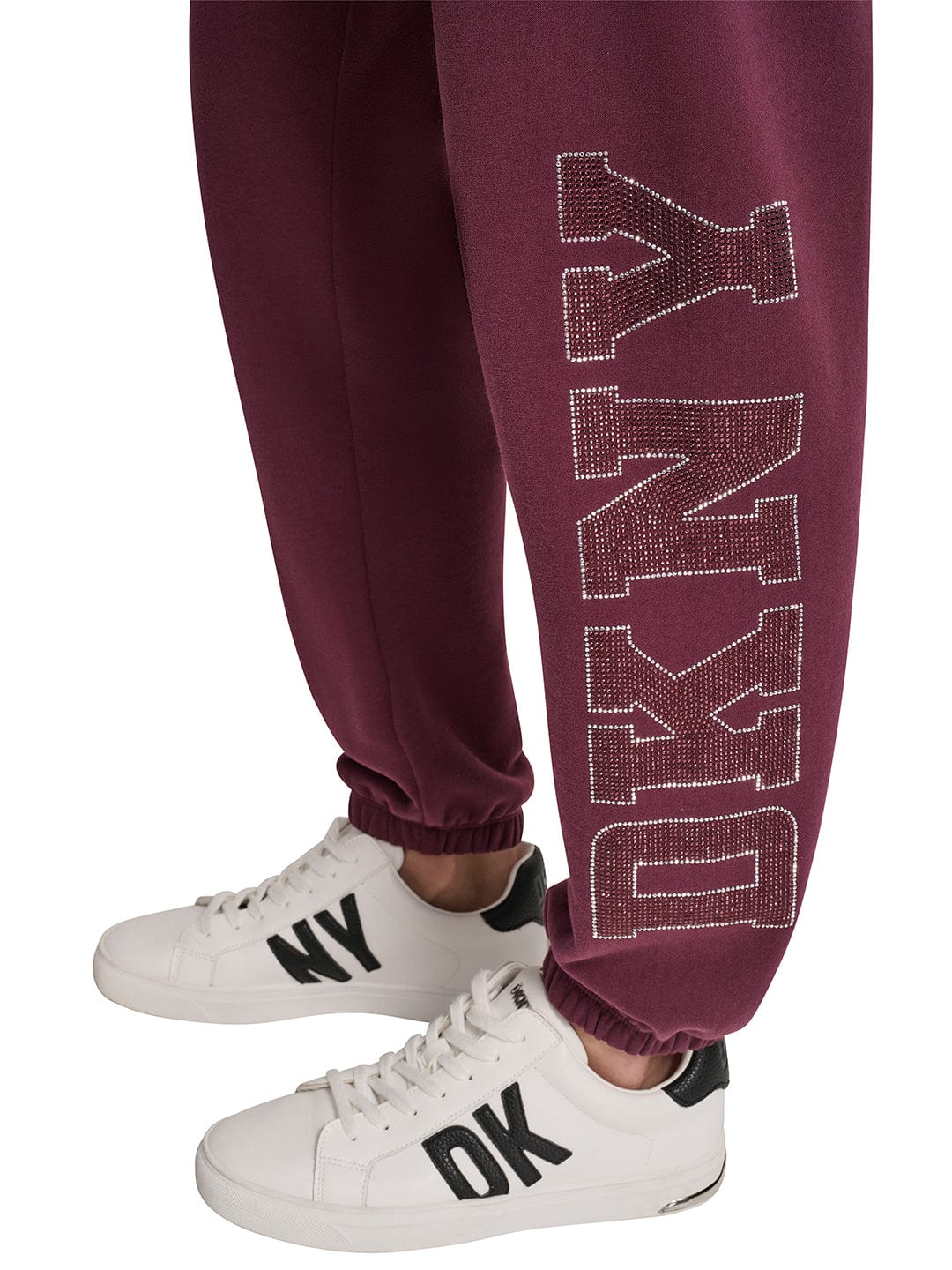 DKNY Women Red Jogger Solid Sweatpant