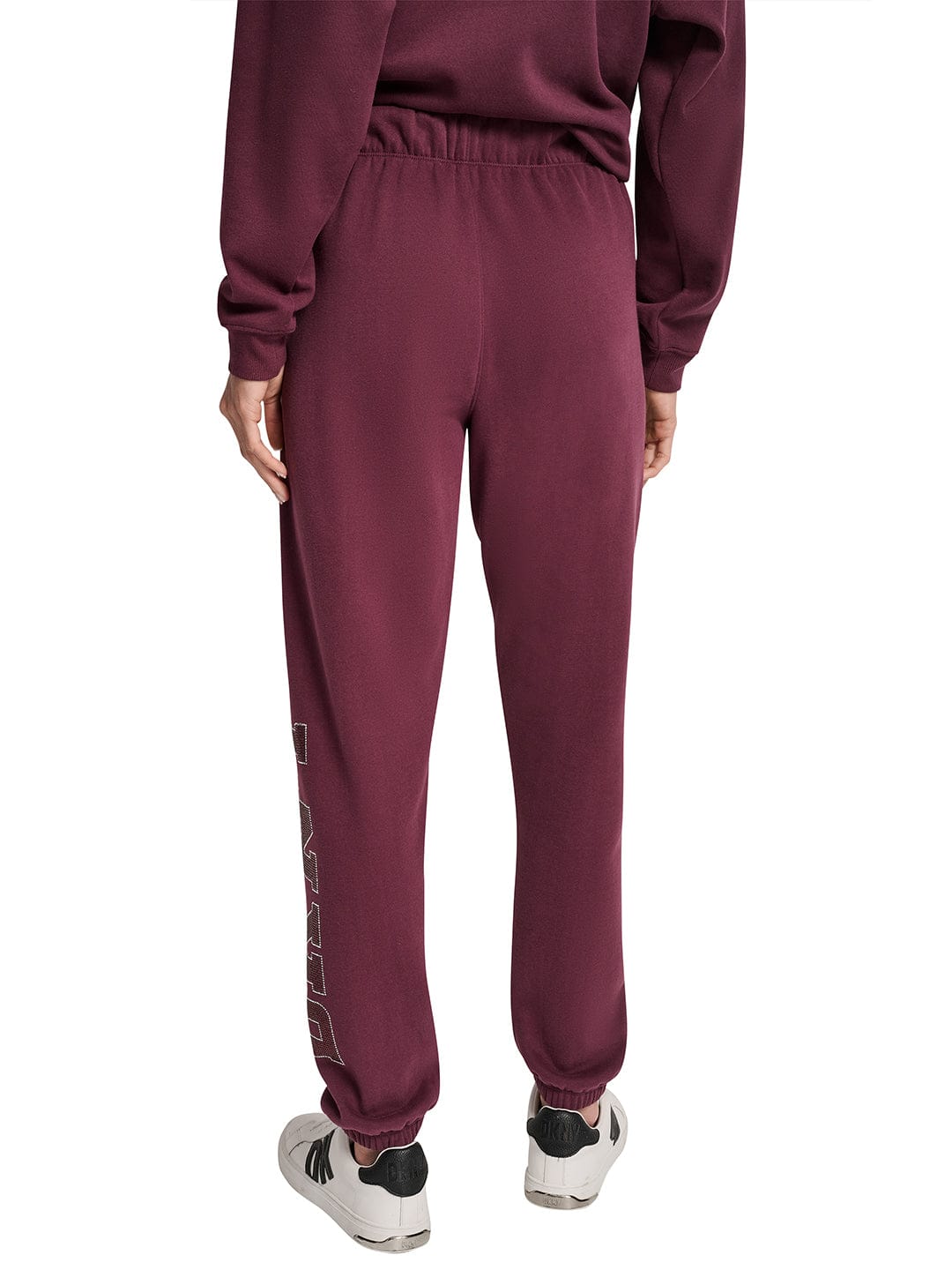 DKNY Women Red Jogger Solid Sweatpant