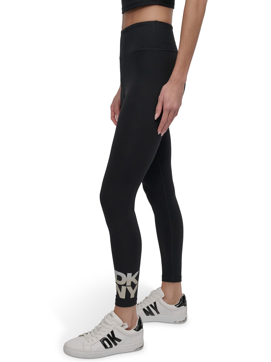 DKNY Women Black Skinny Fit Solid Leggings