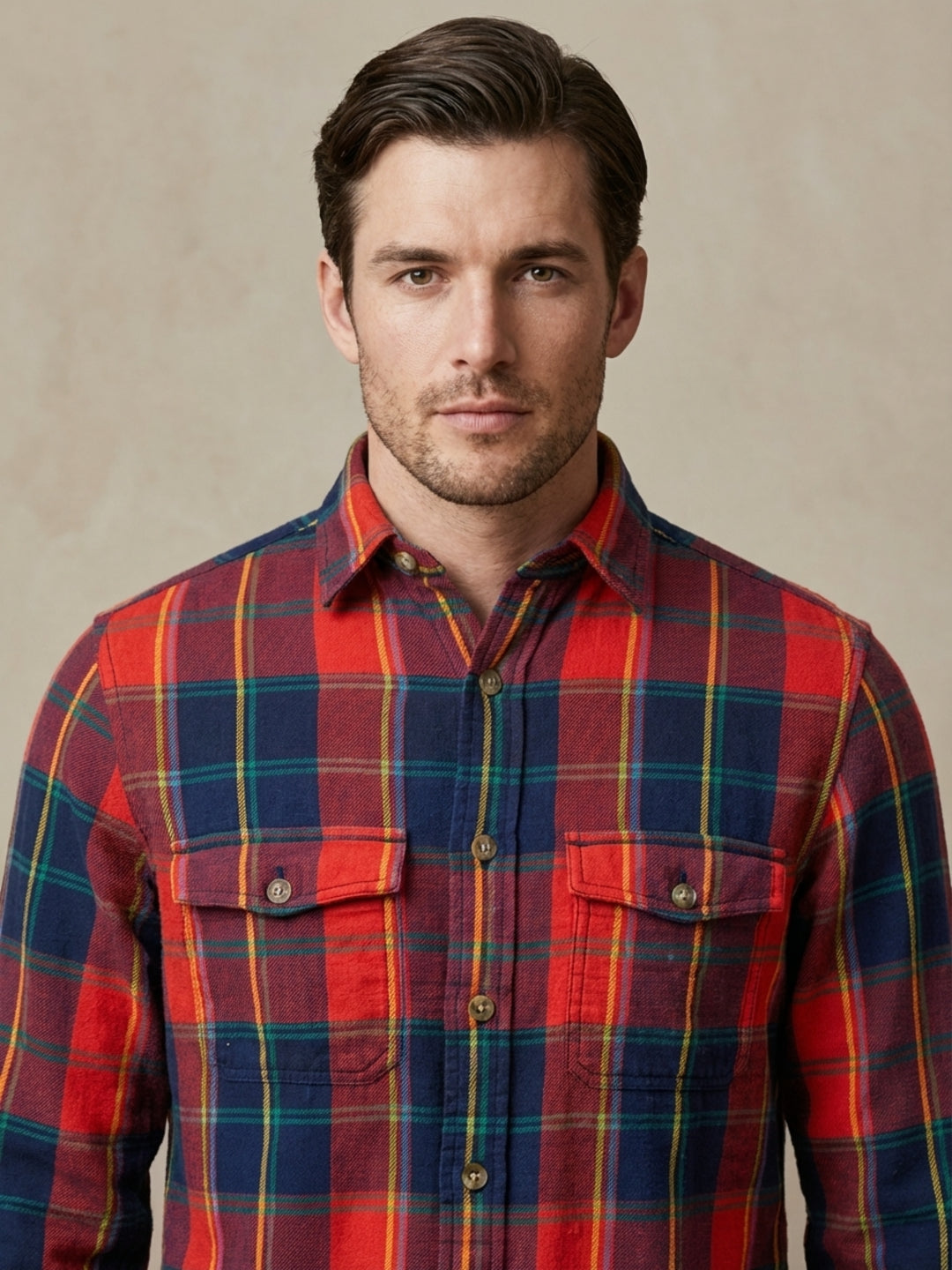 Gant Men Multicolor Checked Regular Fit Pure Cotton Shirt