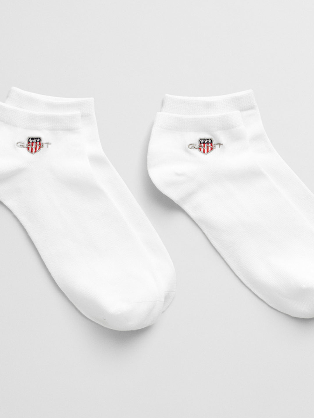 Gant Boys White Solid Ankle Length Socks