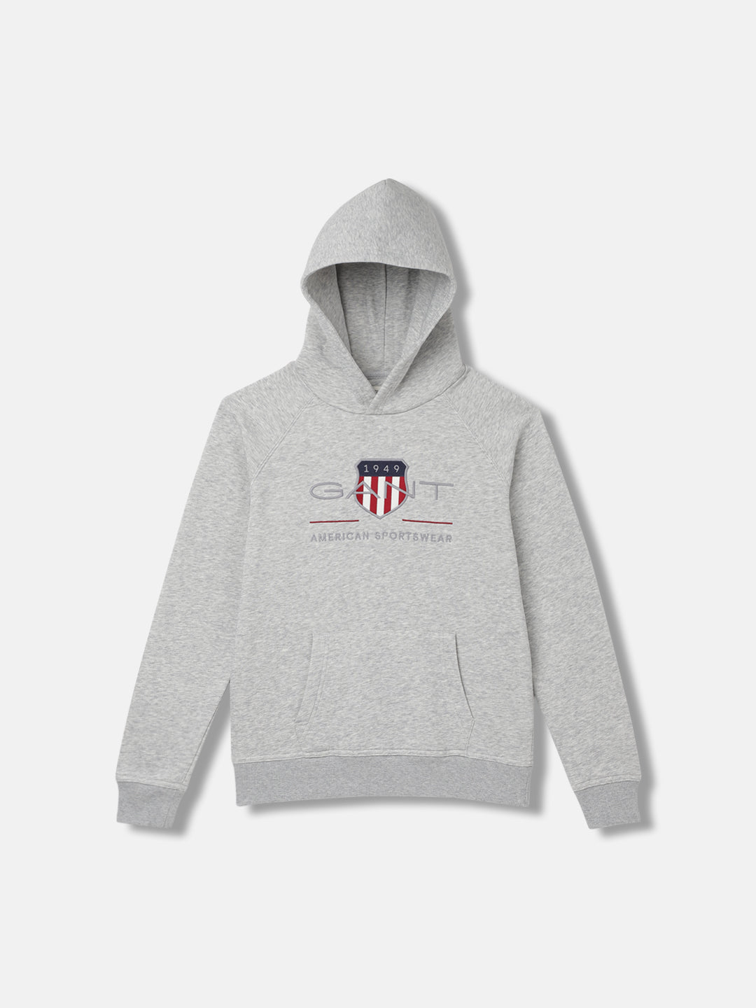Gant Boys Solid Full Sleeves Hooded Sweatshirt