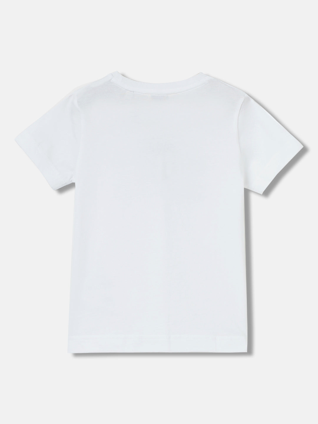 Gant Kids White Printed Round Neck Short Sleeves T-Shirt