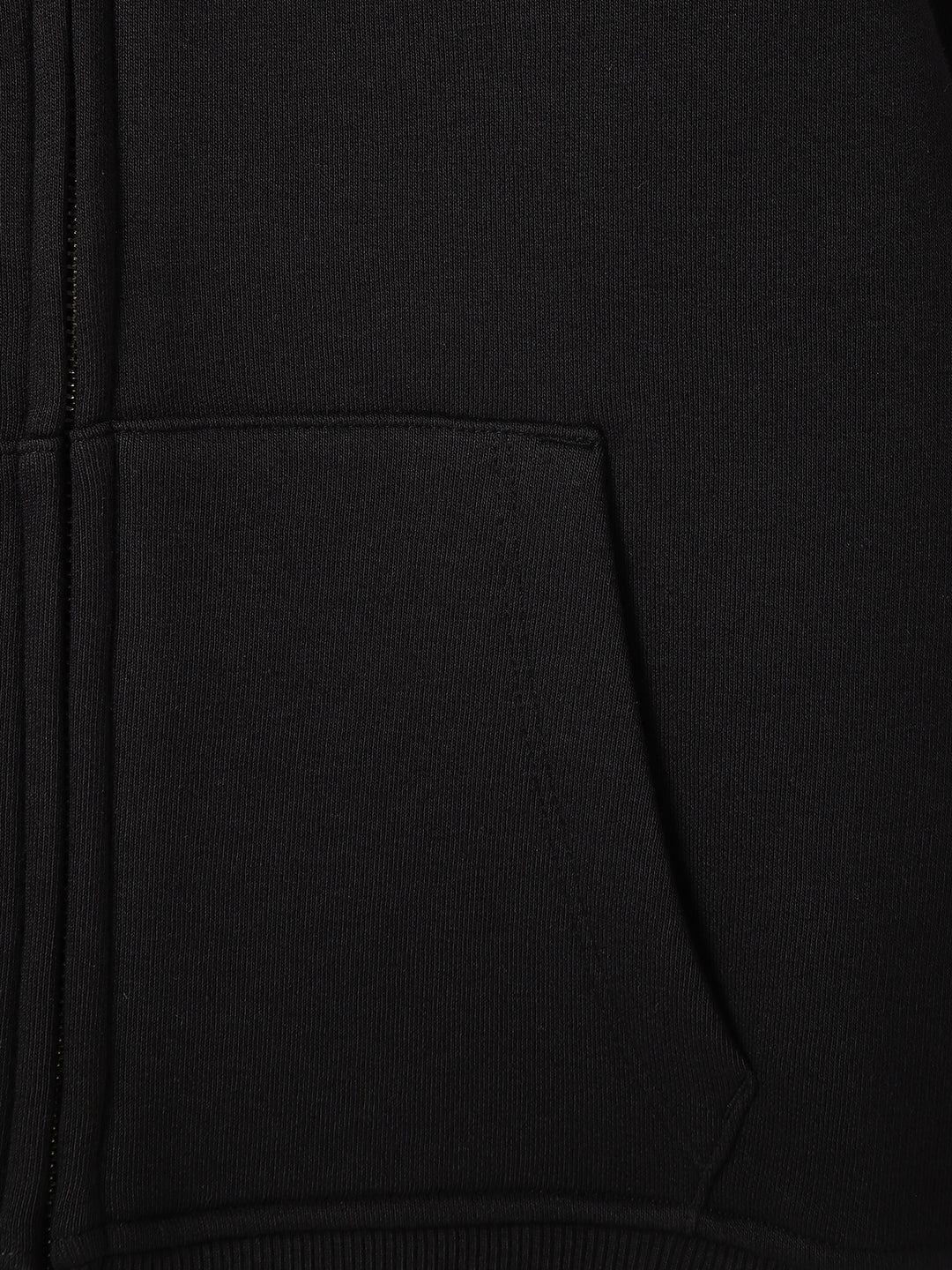 Gant Kids Black Solid Hooded Full Sleeves Front-open Sweatshirt