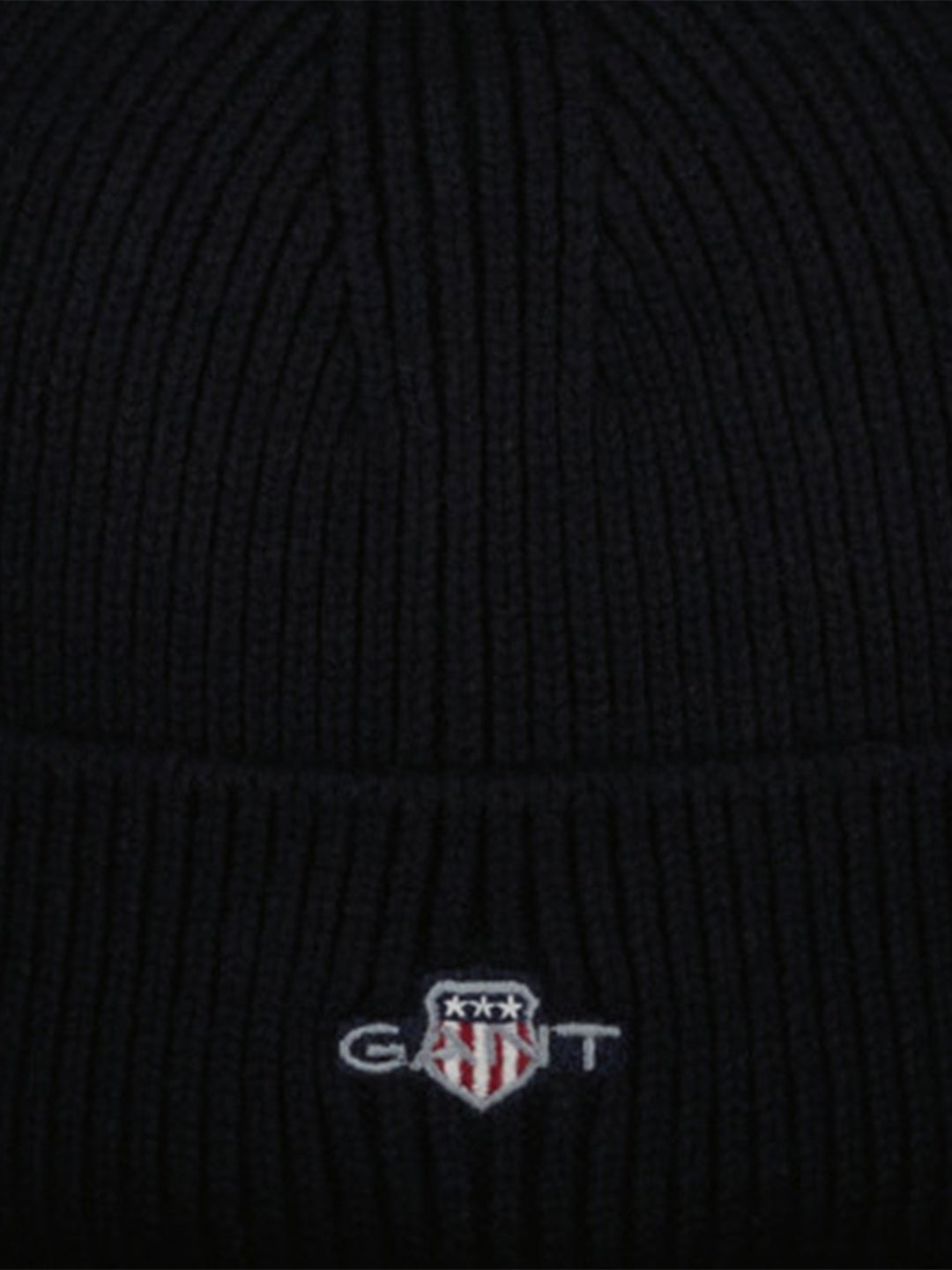 Gant Boys Black Solid Beanie Caps