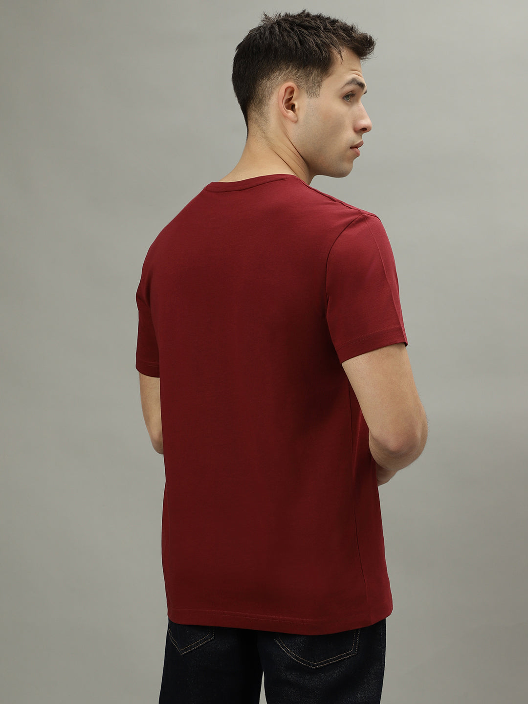 Gant Red Fashion Logo Regular Fit T-Shirt