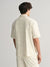 Gant Men Cream Solid Resort Collar Short Sleeves Shirt