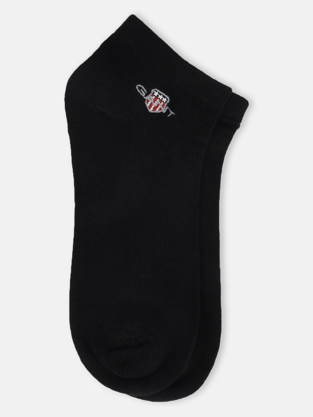 Gant Men Black Solid Ankle Length Socks