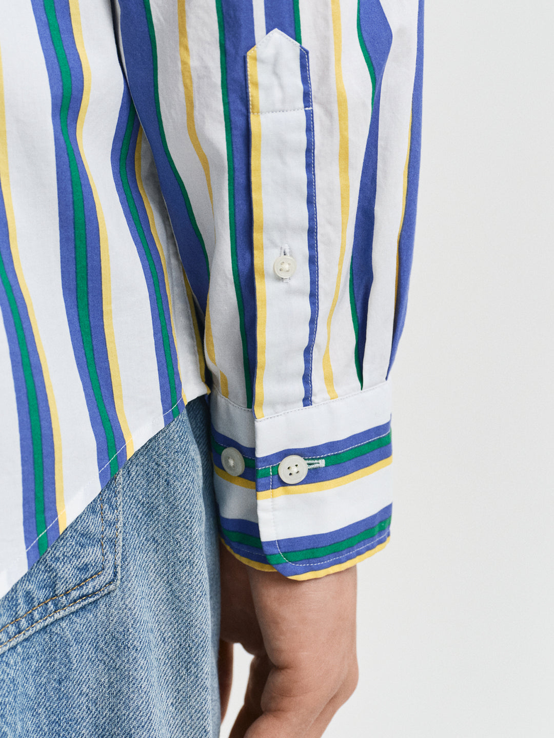 Gant Men Multi Button-Down Collar Full Sleeves Shirt