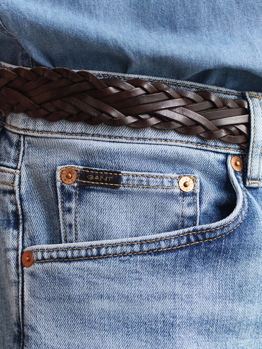 Gant Men Blue Regular Fit Jeans