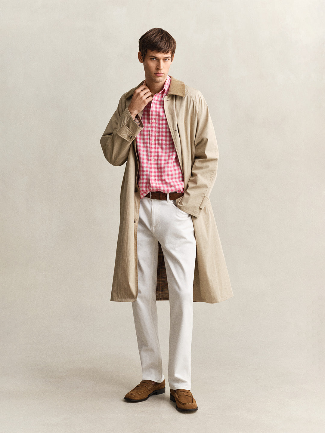 Gant Men White Regular Fit Jeans