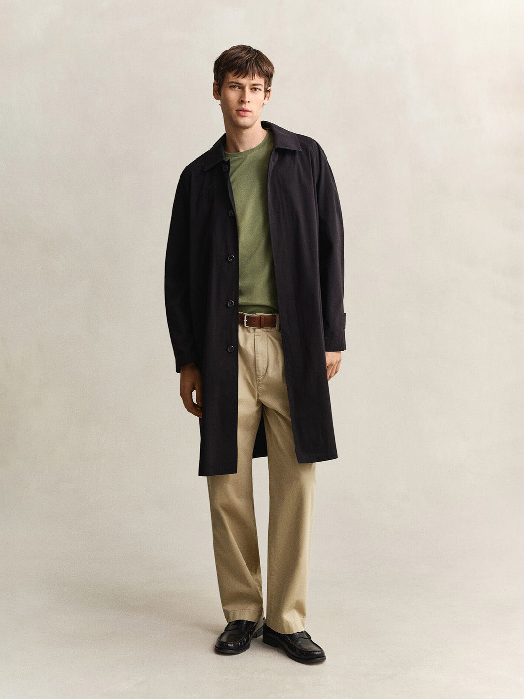 GANT Men Green Regular Fit Shield T-Shirt