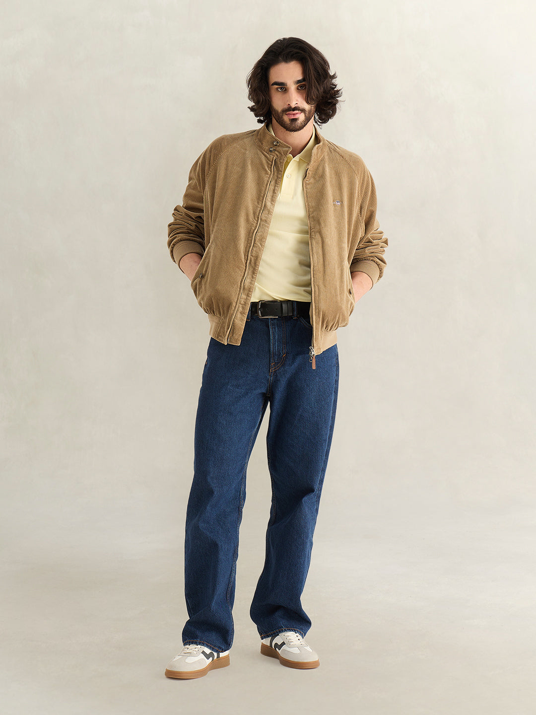 Gant Men Yellow Polo T-Shirt