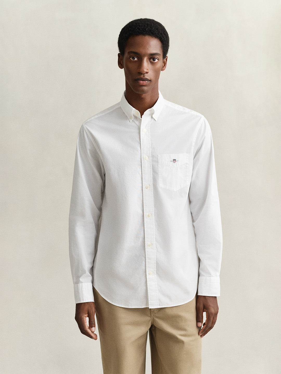 GANT Men White Classic Poplin Shirt