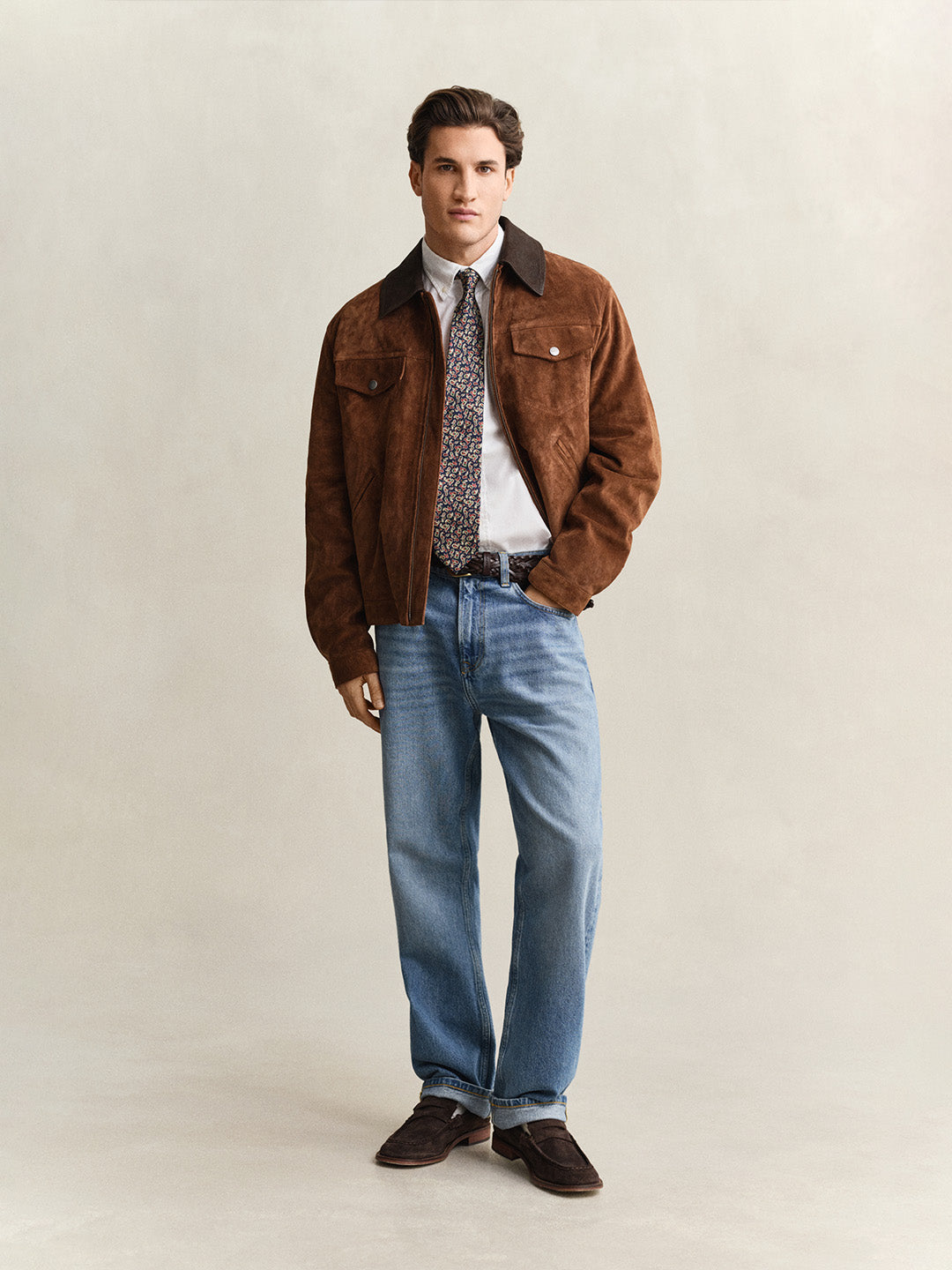 GANT Men White Pinpoint Oxford Shirt