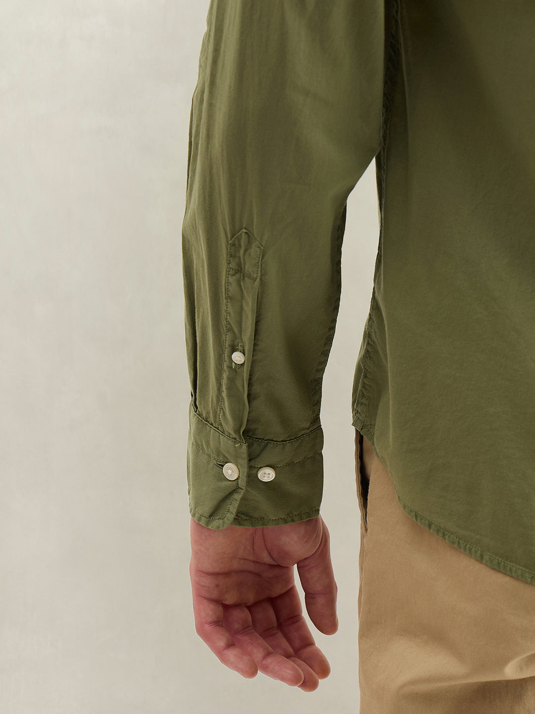 Gant Men Solid Green Shirt