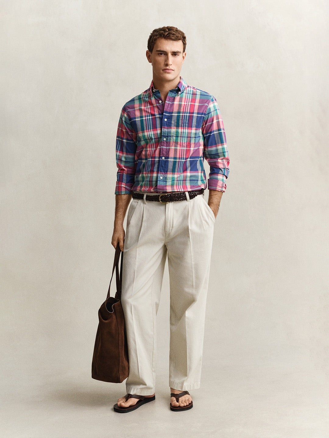 Gant Men Multicolour Checked Cotton Shirt
