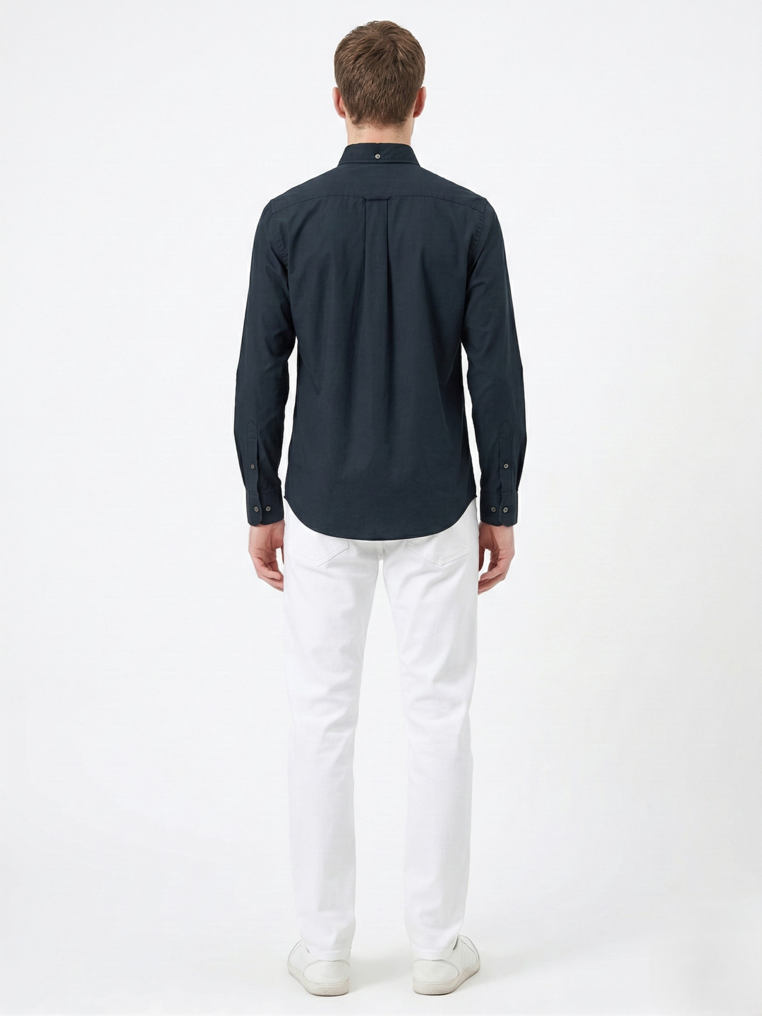 Gant Black Cotton Printed Men Shirt