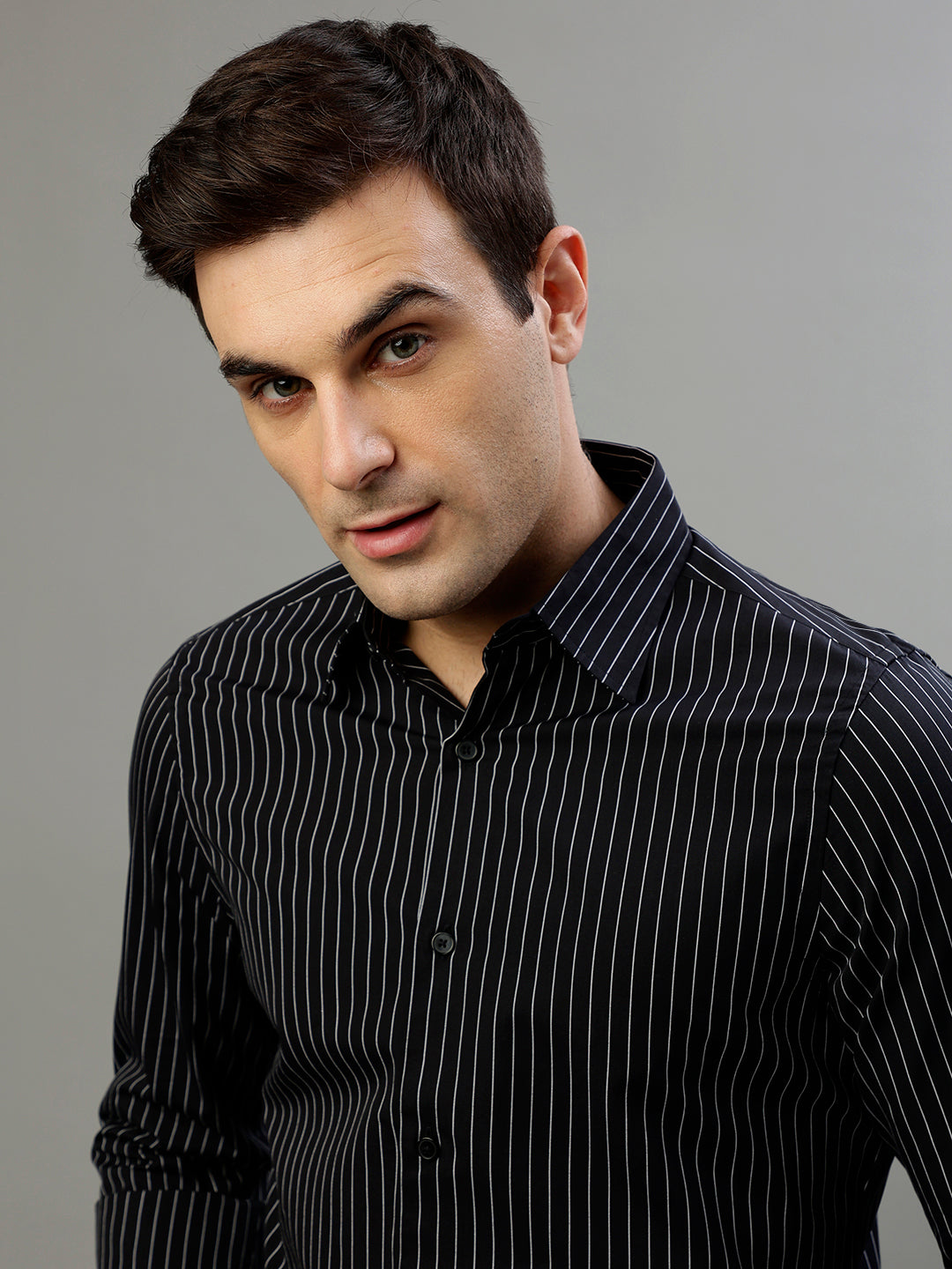 Gant Black Fashion Striped Slim Fit Shirt