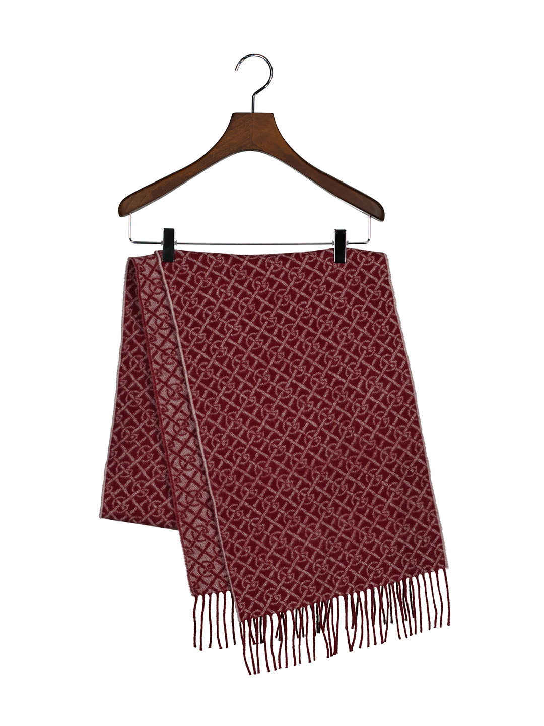 Shop Gant Men Red Printed Scarf Online