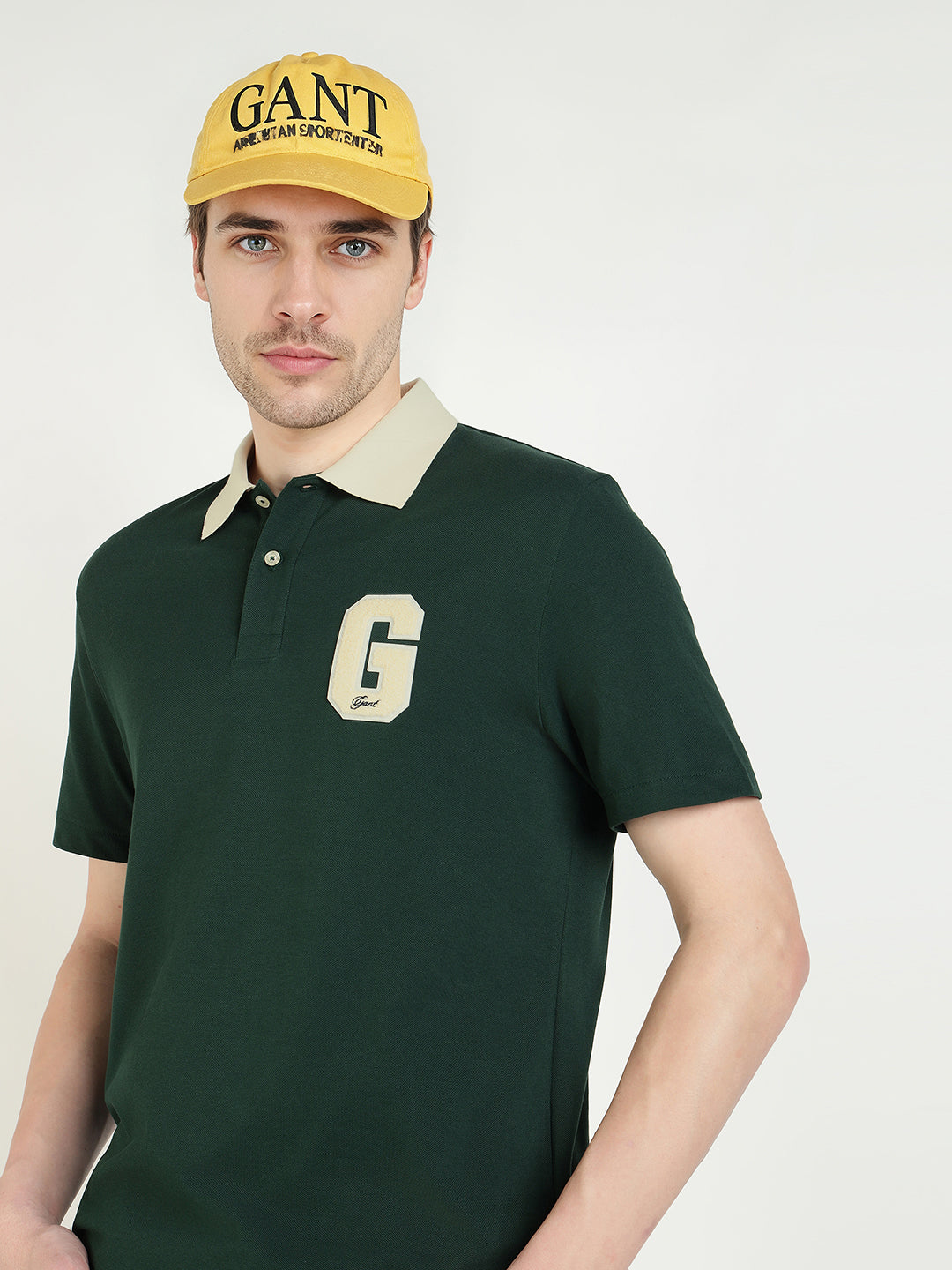 Gant Men Green Polo Tshirt