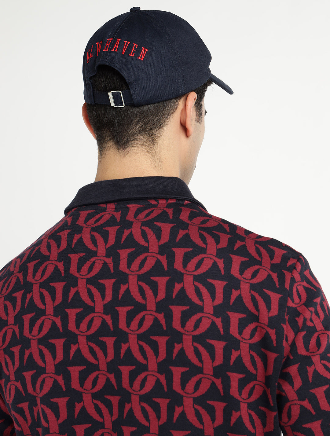 Gant Men Blue Printed Polo Tshirt