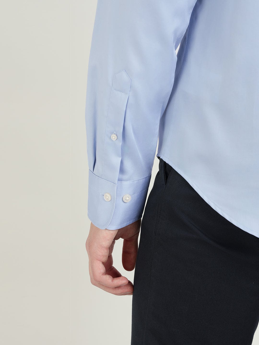 Gant Men Blue Solid Collar Shirt