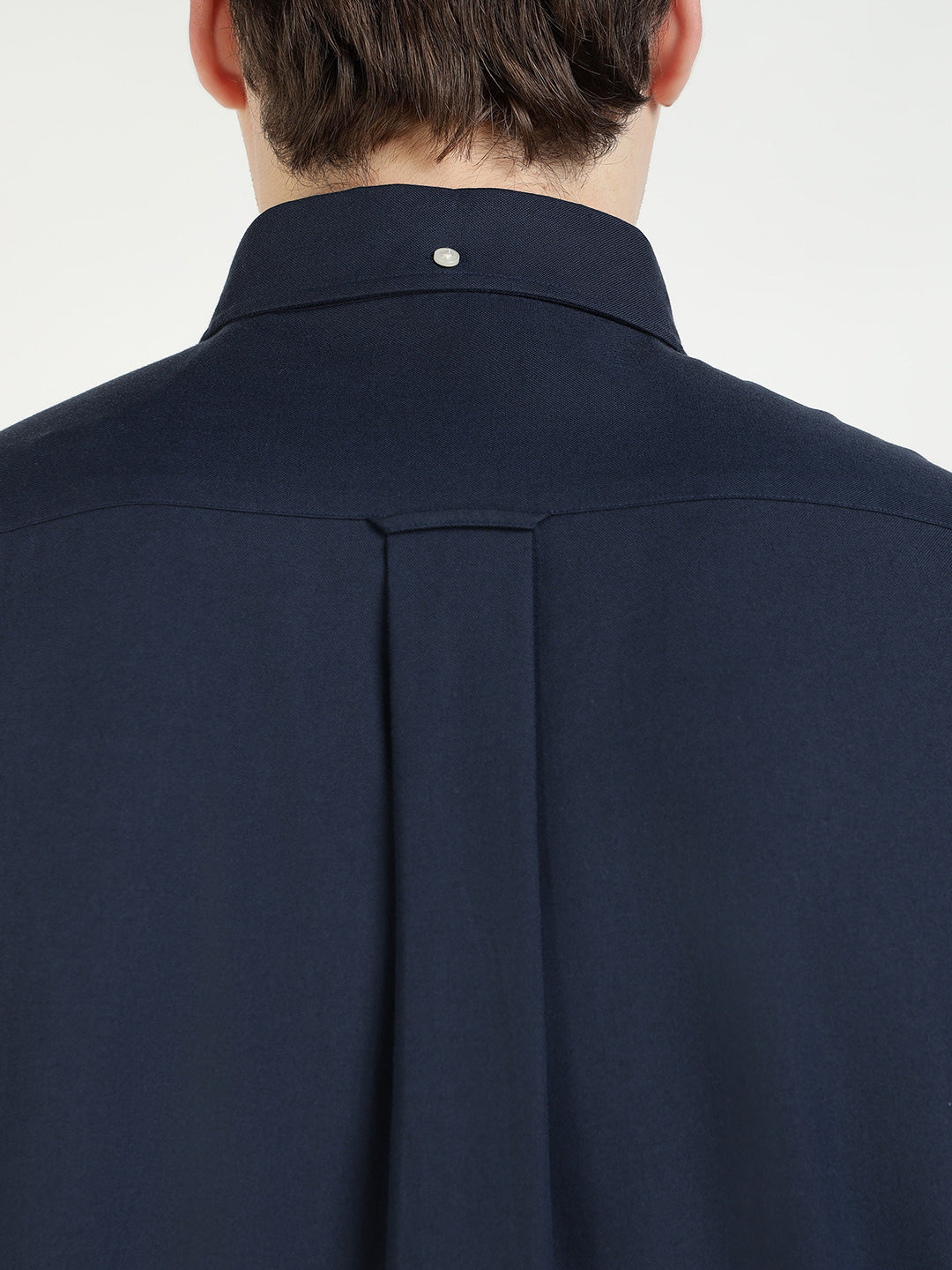 Gant Men Blue Solid Collar Shirt