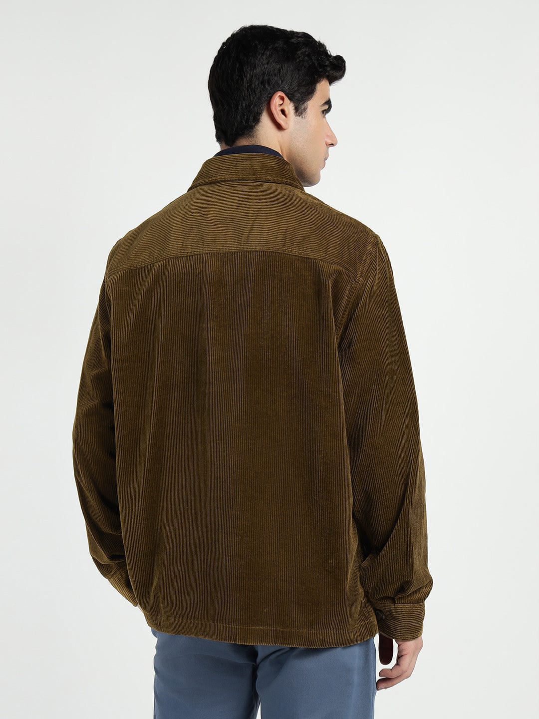 Gant Men Blue Solid Collar Shirt