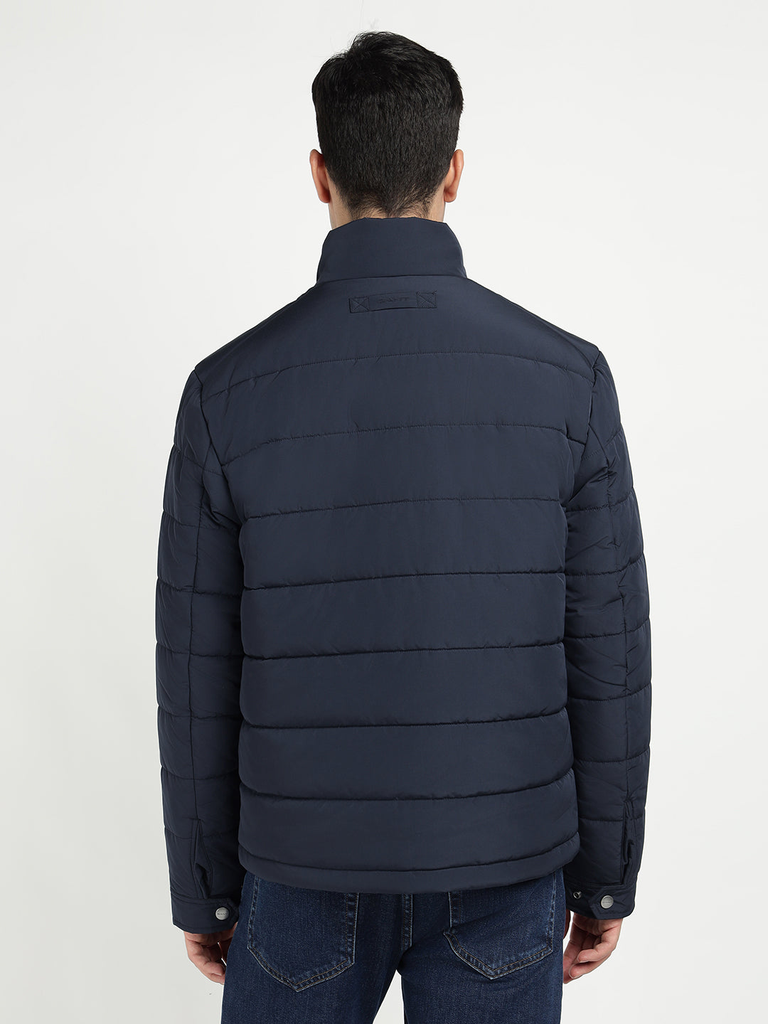 Gant Men Blue Solid Collar Jacket
