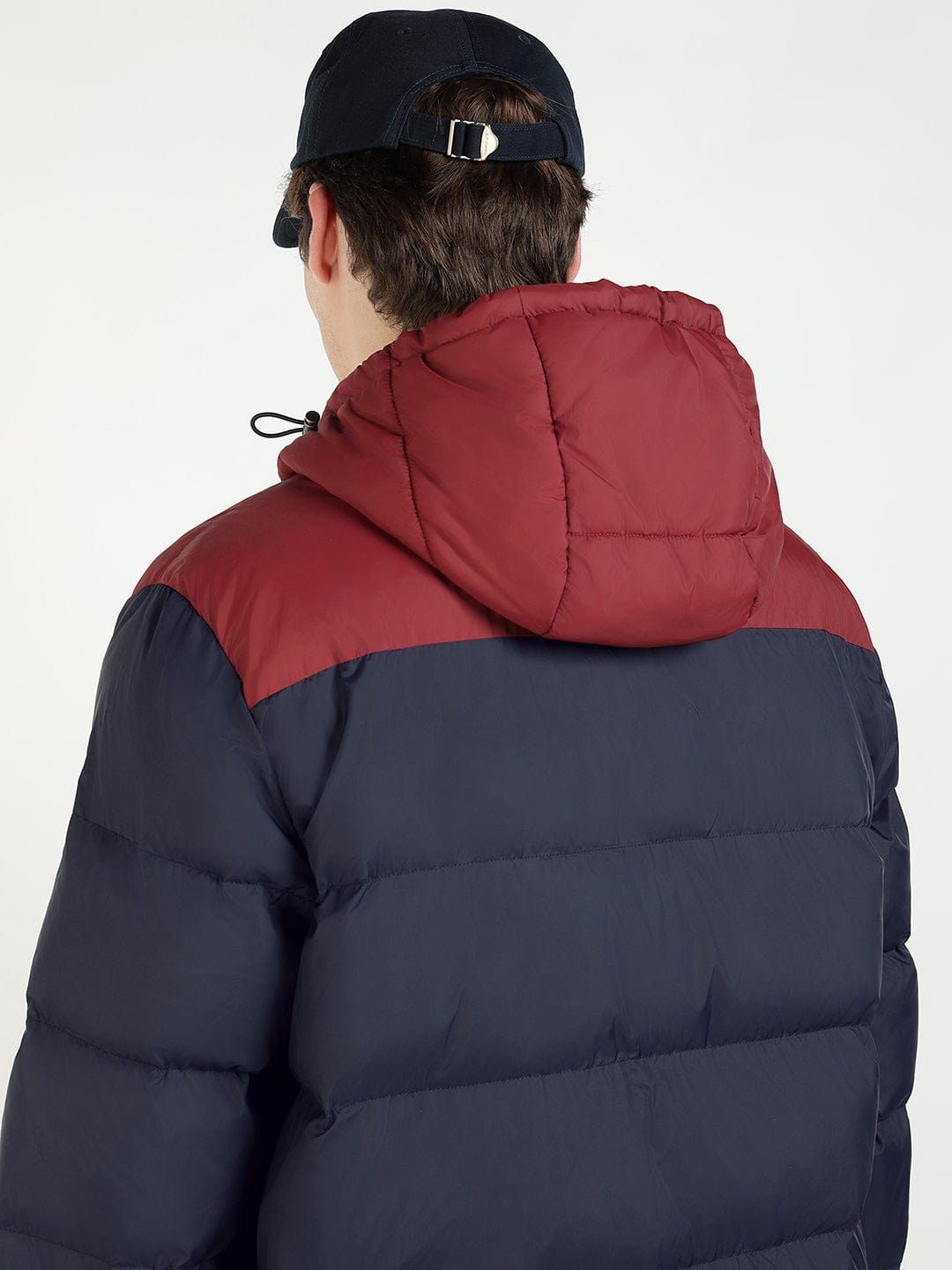 Gant Men Blue Coloublocked Collar Jacket