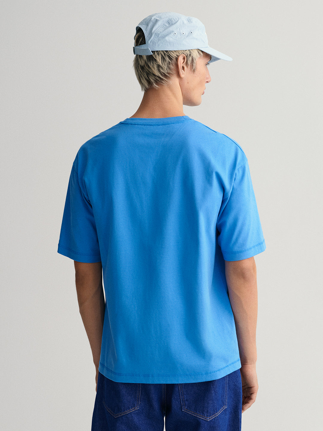 Gant Blue Yacht Logo Regular Fit T-Shirt