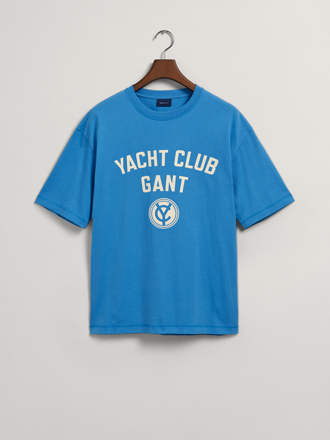 Gant Blue Yacht Logo Regular Fit T-Shirt