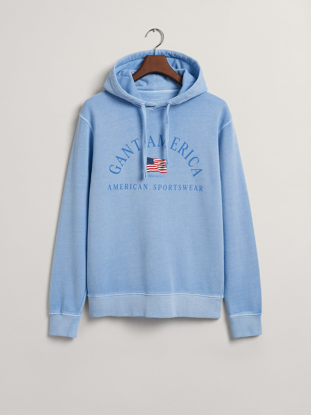 Gant Men Printed Cotton Hooded Sweatshirt