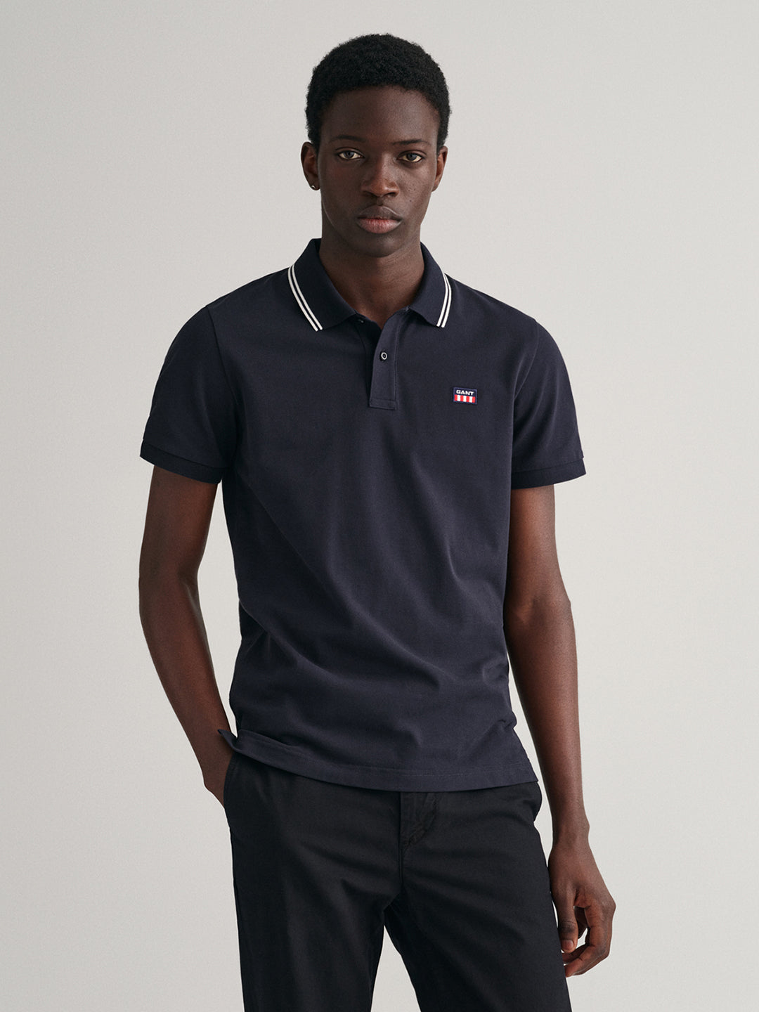 Gant Men Cotton Polo Collar T-shirt