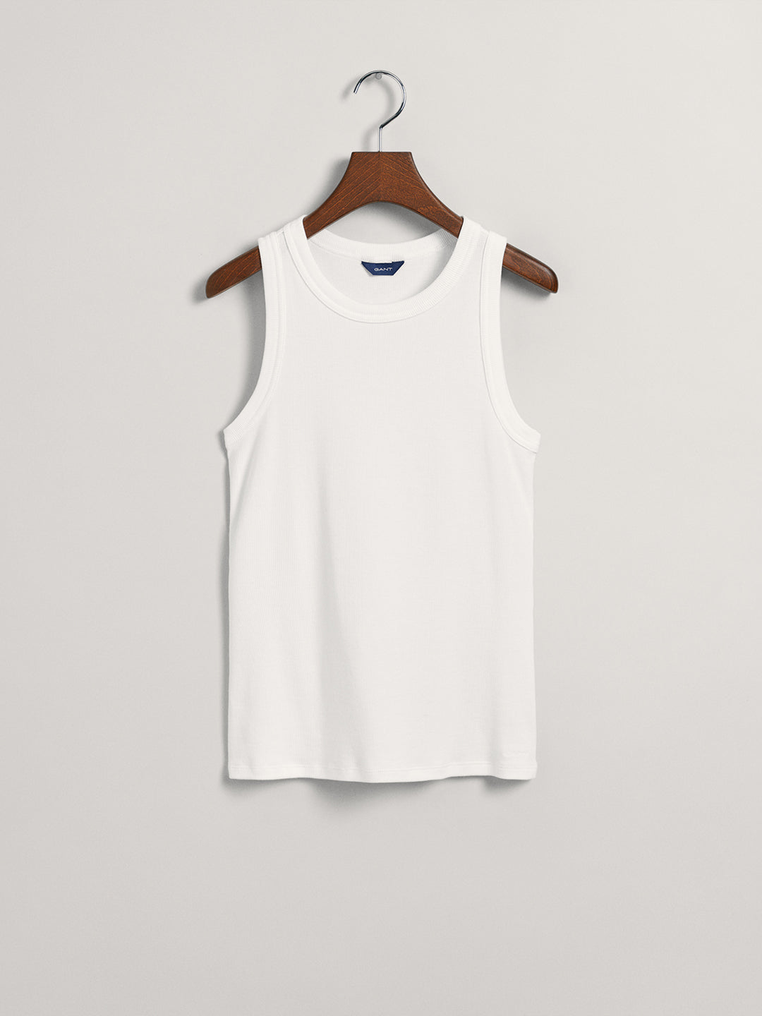 Gant White Preppy Slim Fit Tank Top