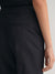 Gant Women Black Solid Mid-rise Slim Fit Trouser