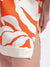 Gant Women Orange Printed V Neck 3/4th Sleeves Dress