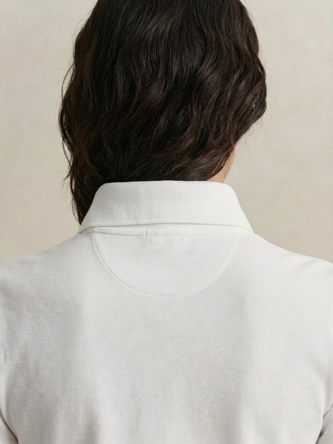 Gant Women White Slim Pique Dress