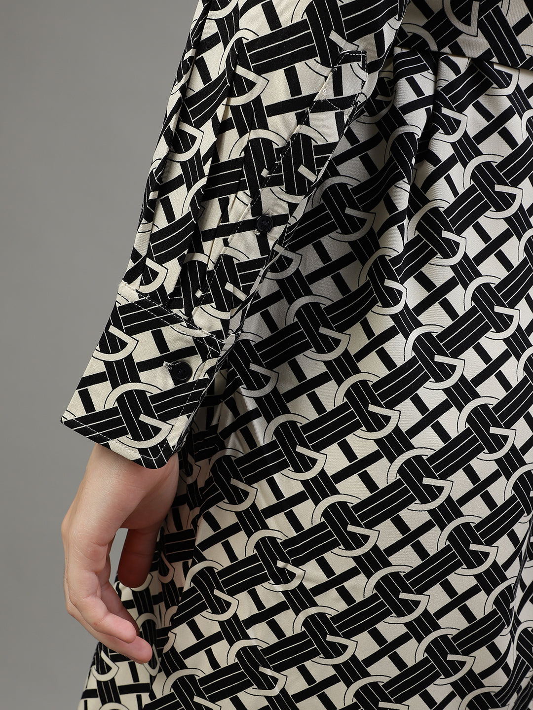 Gant Women Printed Spread Collar Full Sleeves Dress