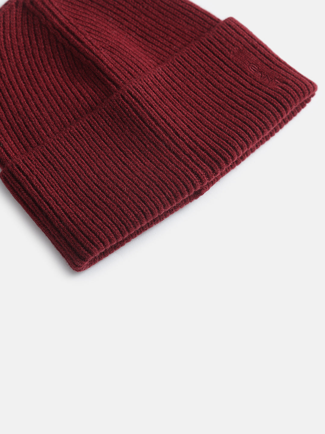 Gant Women Red Solid Beanie Caps