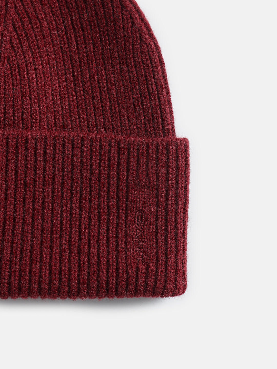 Gant Women Red Solid Beanie Caps