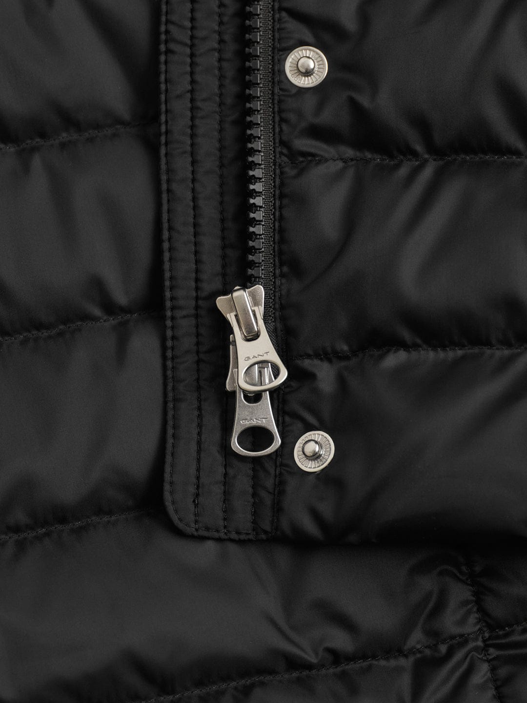 Gant Women Black Solid Stand Collar Jacket