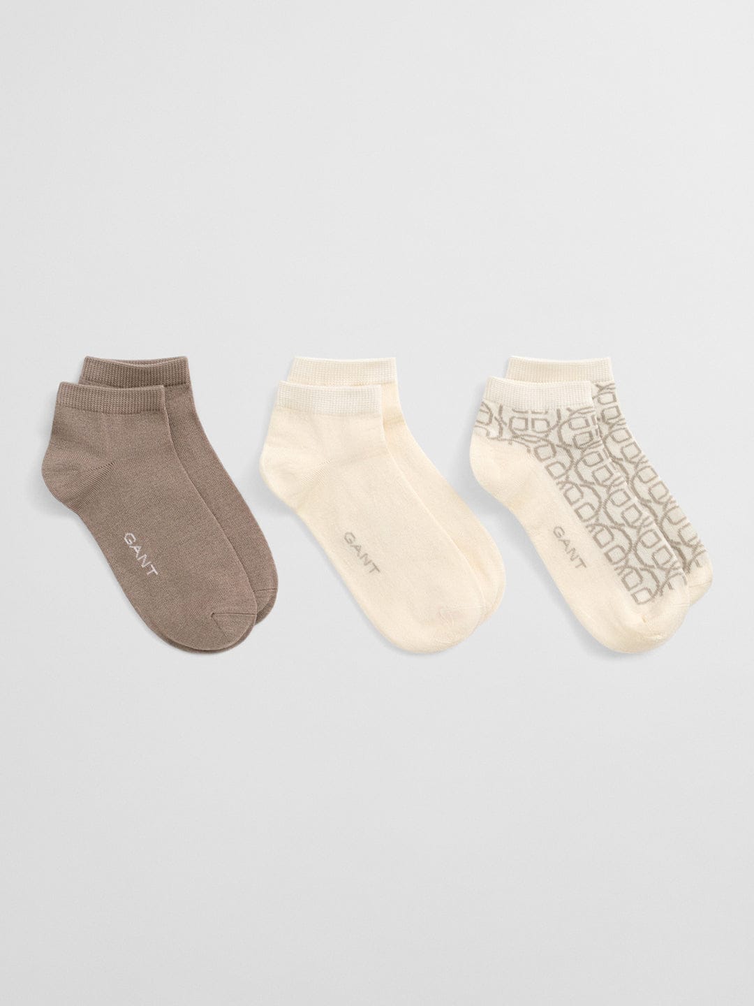 Gant Women Cream Jacquard Socks