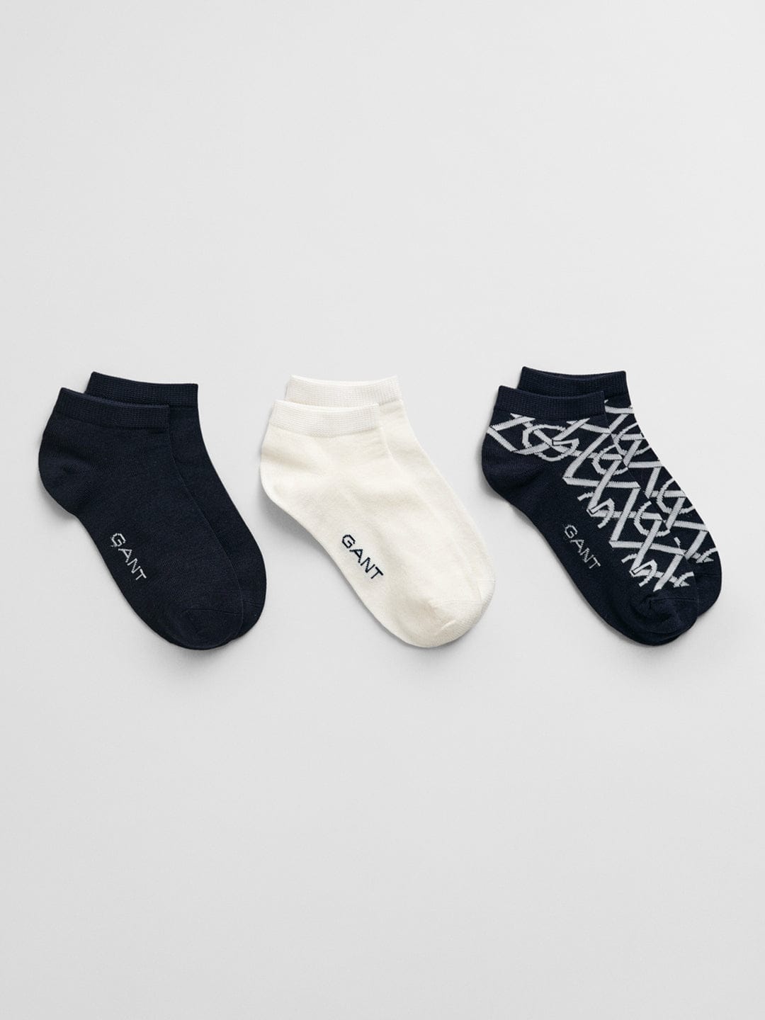 Gant Women Blue Jacquard Socks