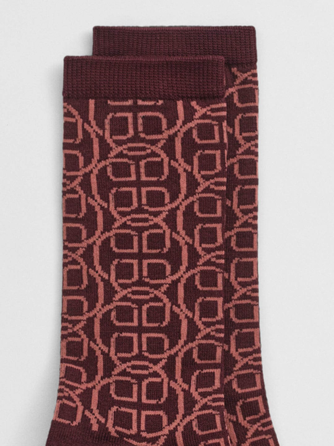 Gant Women Red Jacquard Socks