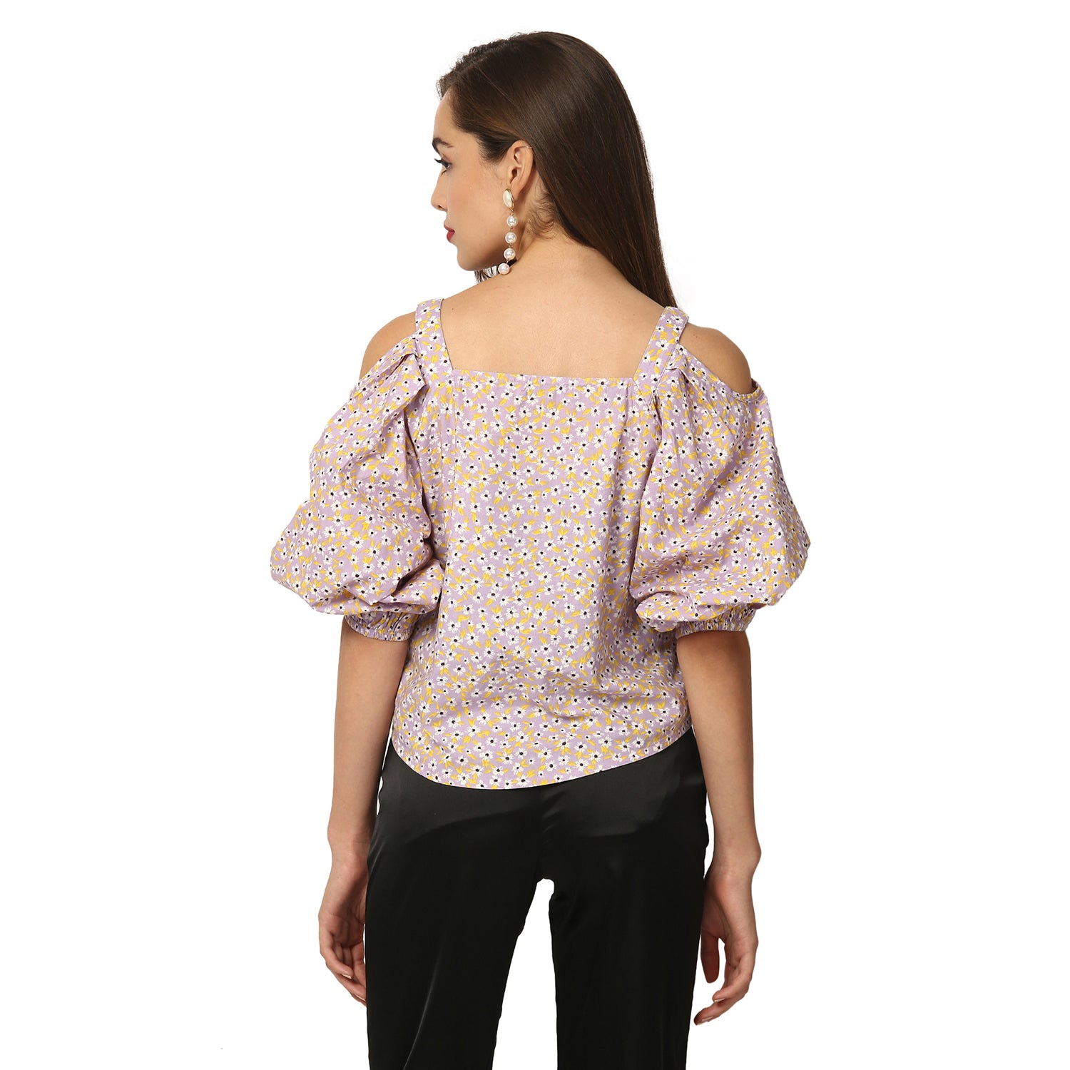 Elle Women Multi Printed Round Neck Top