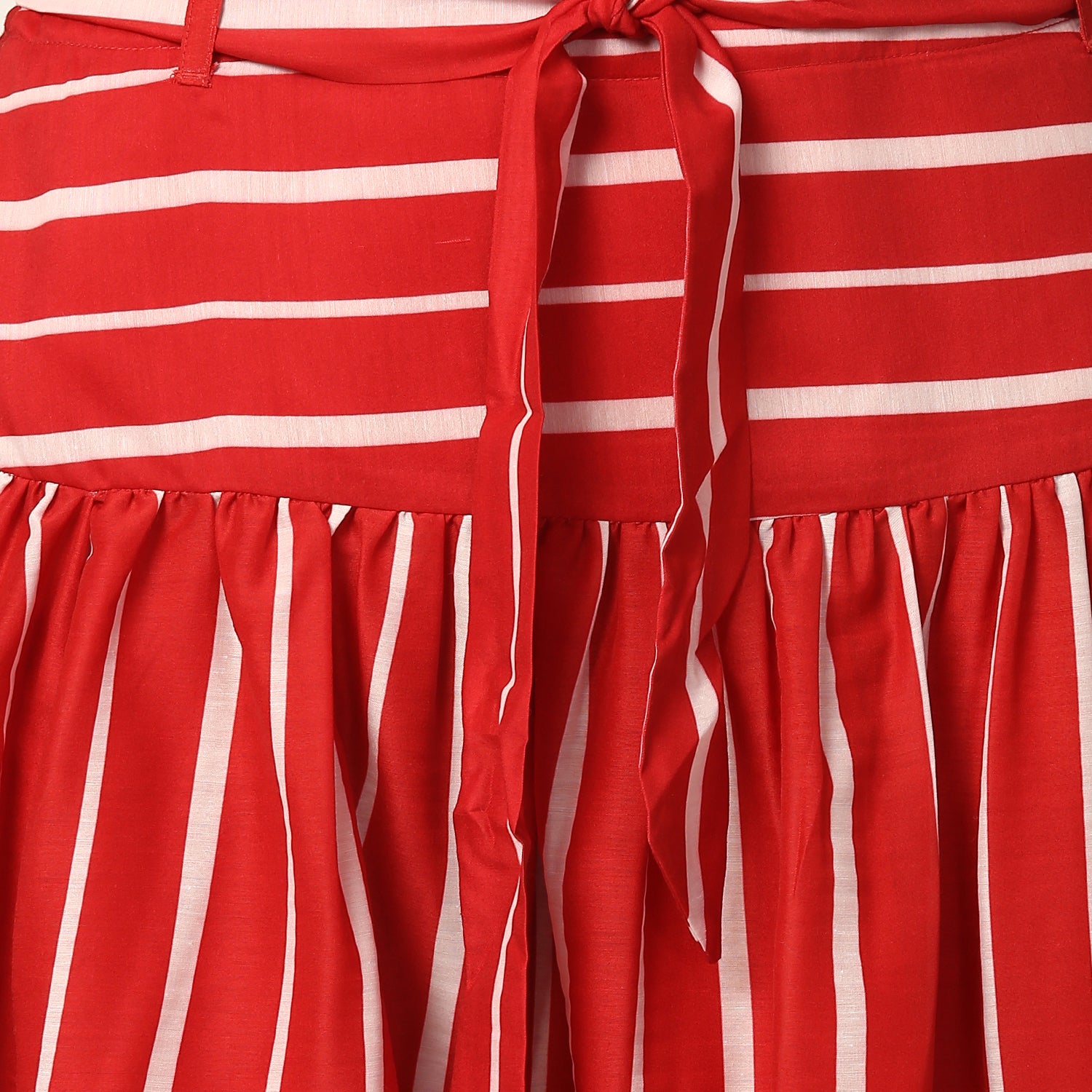 Elle Women Red Printed Regular Fit Skirt